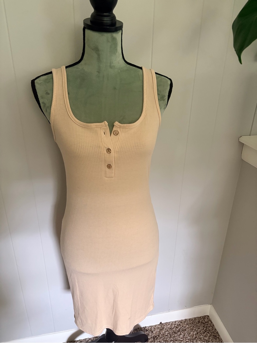 Ribbed Tank Dress